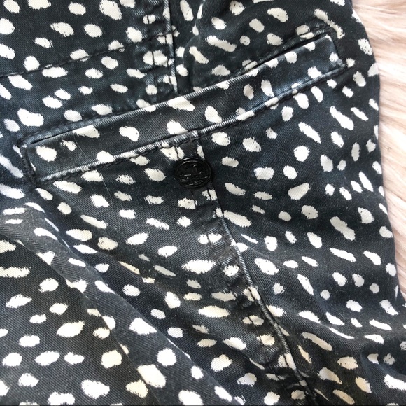 Tory Burch Walker Cargo Dotted Pony Print Jean Size 31 - Picture 13 of 14